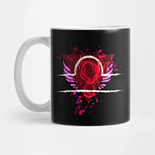 Libra - Red Roses Mug